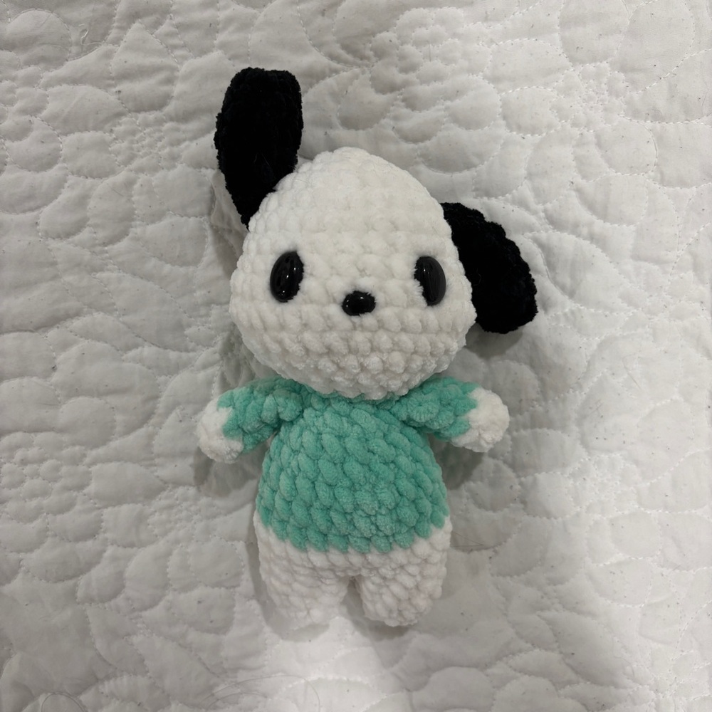 Handmade Crochet Pochacco Plushie